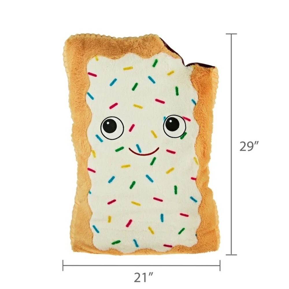 Giant viral poptart toaster treat plush toy stuffed animal pillow